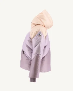 Doudoune à capuche Grand Froid Combo violet Stellar