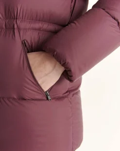 Doudoune à capuche Grand Froid Aubergine Luxe 2.0