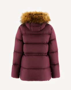 Doudoune à capuche Grand Froid Aubergine Luxe 2.0