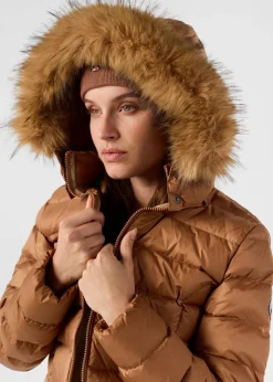 Doudoune à capuche Grand Froid Sucre roux Luxe