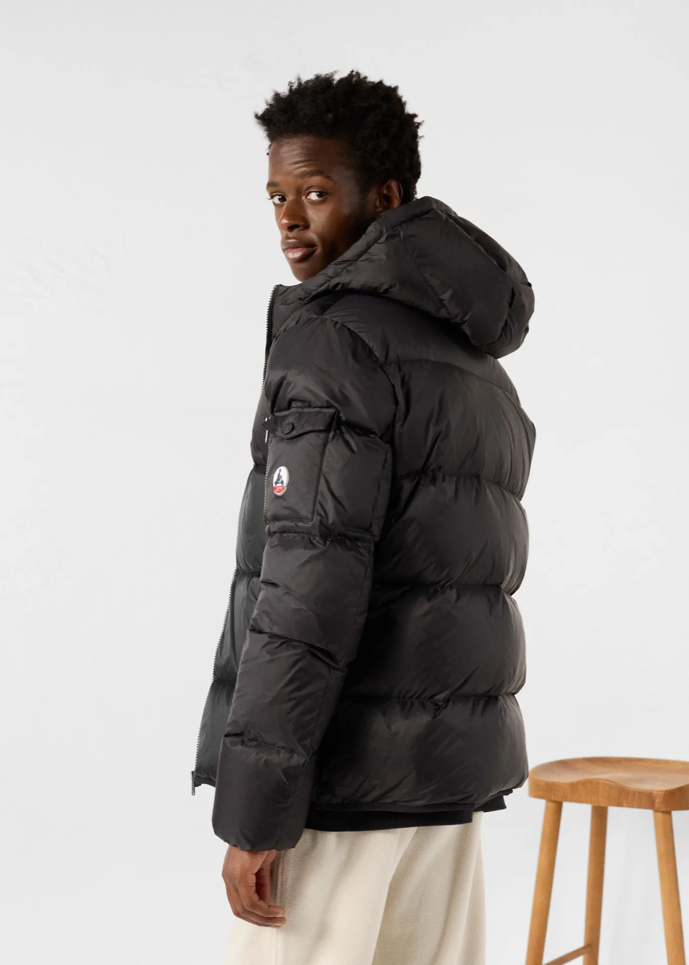 Doudoune à capuche Grand Froid Noir Java