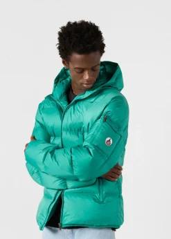 Doudoune à capuche Grand Froid Vert persan Java