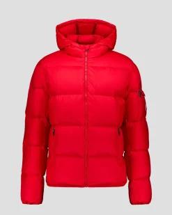 Doudoune à capuche Grand Froid Rouge carmin Java