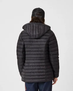 Doudoune à capuche mi-longue Noir Nour 2.0