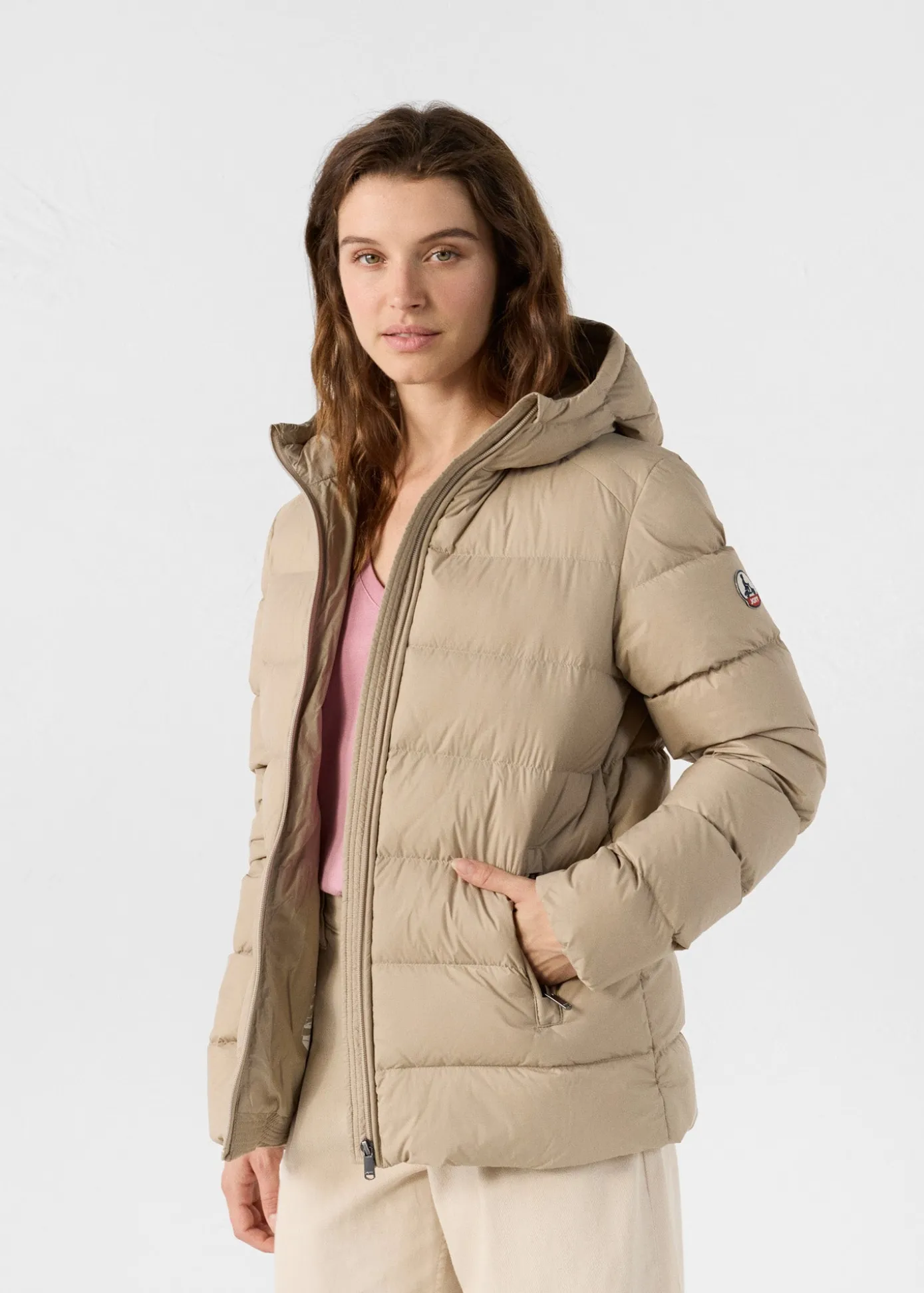 Doudoune confort Beige Johanne