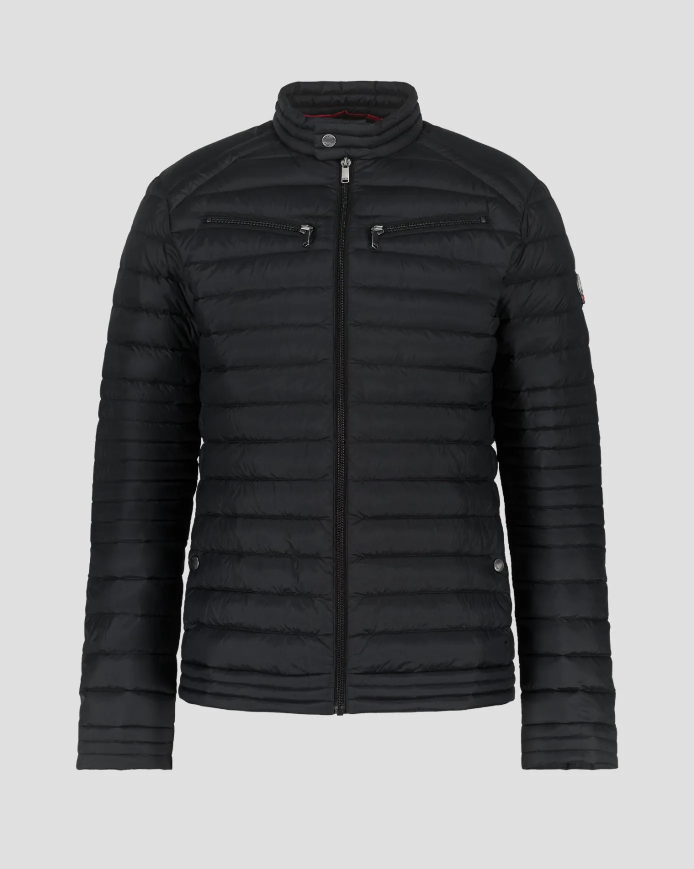 Doudoune coupe motard Noir Alek