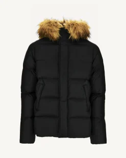 Doudoune courte à capuche Noir Prestige 2.0