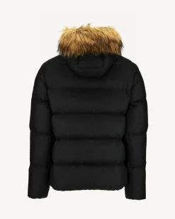 Doudoune courte à capuche Noir Prestige 2.0