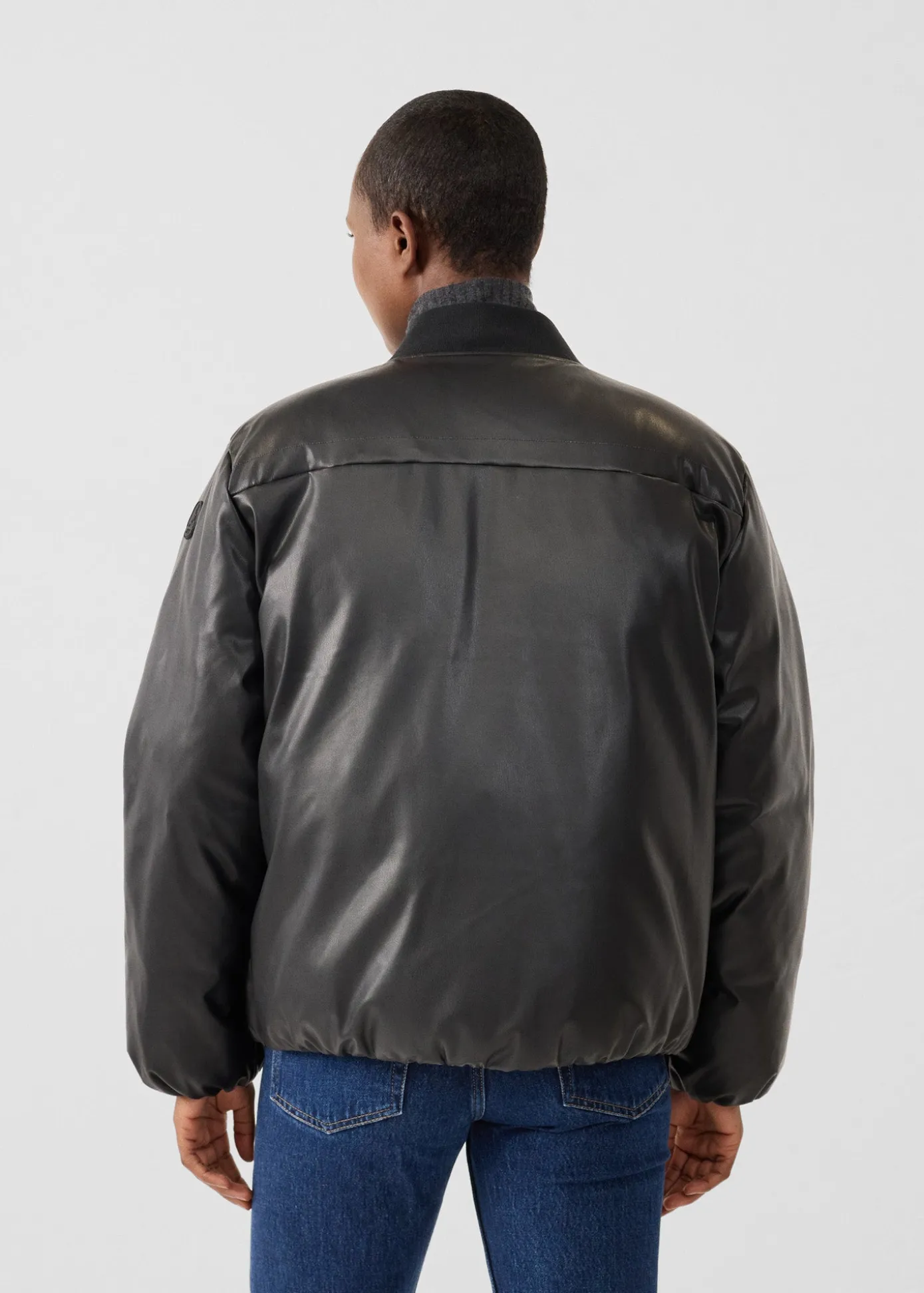 Doudoune courte esprit bomber Noir Celeste