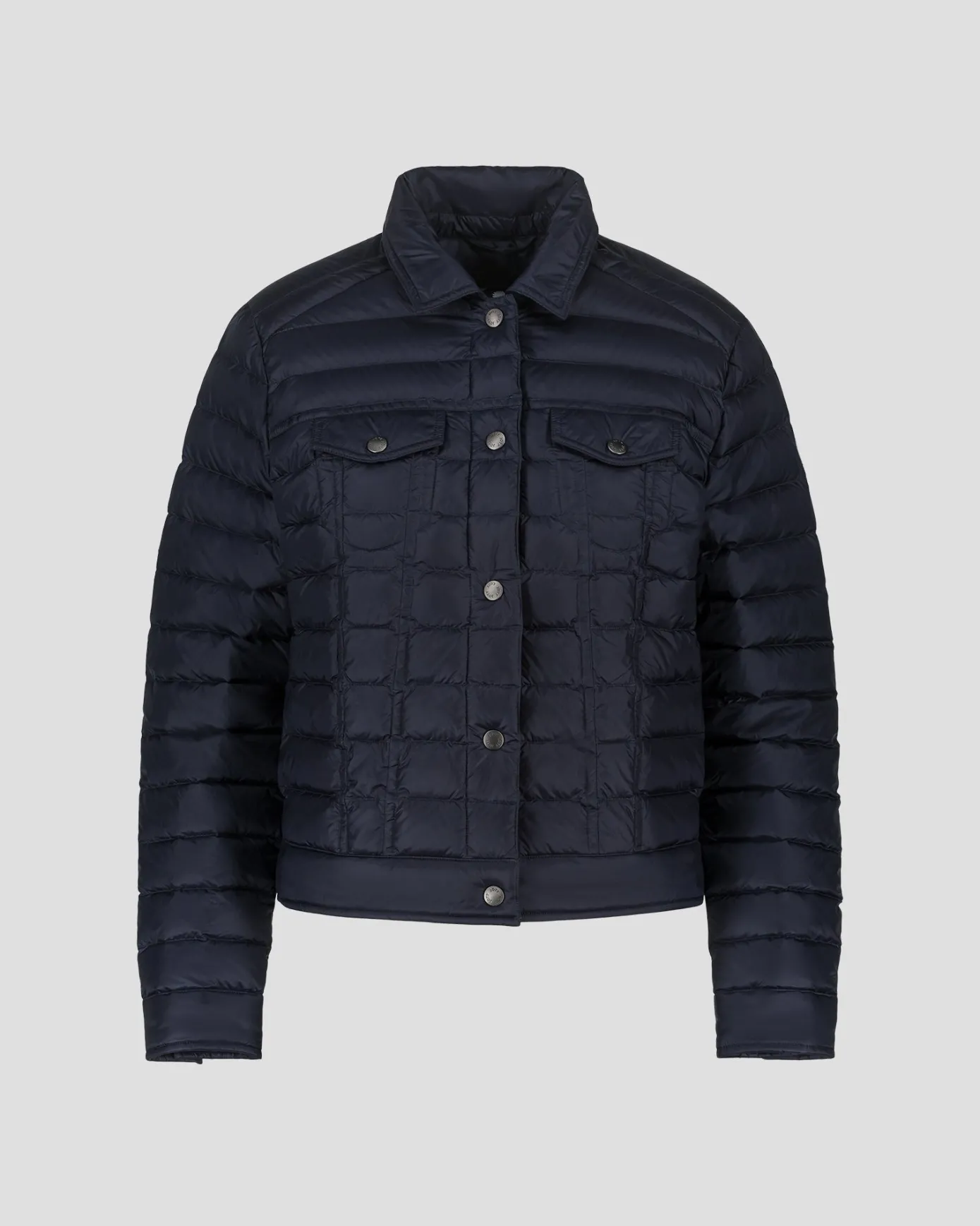 Doudoune courte esprit denim Marine Elise