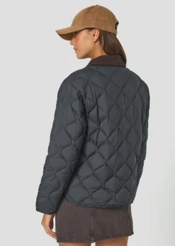 Doudoune courte oversize Noir Edna