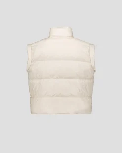 Doudoune courte oversize sans manches Naturel Lyna