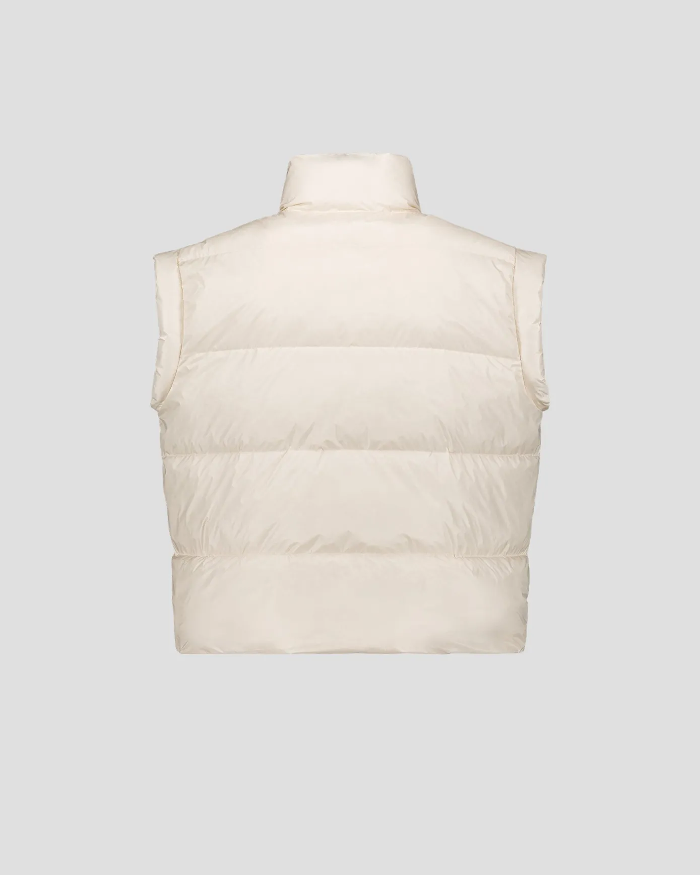 Doudoune courte oversize sans manches Naturel Lyna