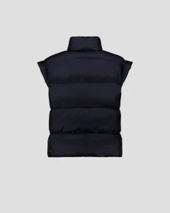 Doudoune courte oversize sans manches Marine Lyna