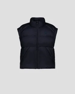 Doudoune courte oversize sans manches Marine Lyna