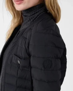 Doudoune de tailleur Noir Ingrid