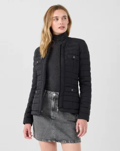 Doudoune de tailleur Noir Ingrid