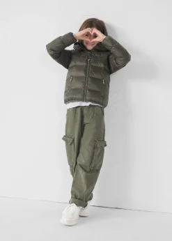 Doudoune enfant à capuche Grand Froid Army Kazan
