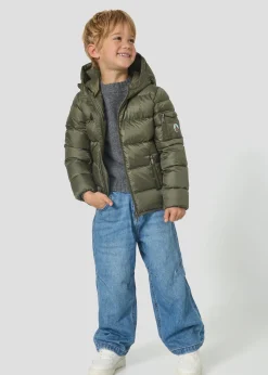 Doudoune enfant à capuche Grand Froid Army Kazan