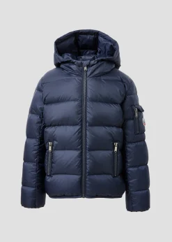 Doudoune enfant à capuche Grand Froid Marine Kazan