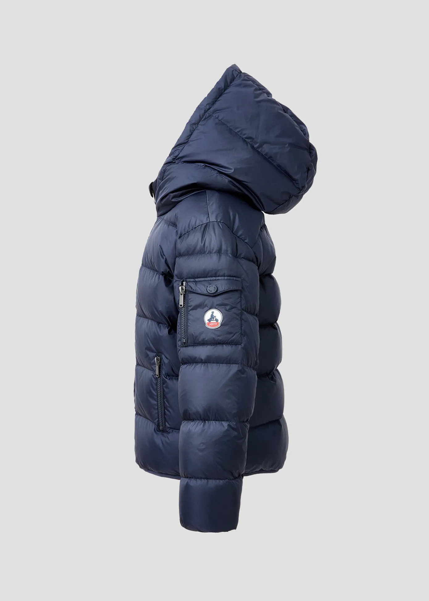 Doudoune enfant à capuche Grand Froid Marine Kazan