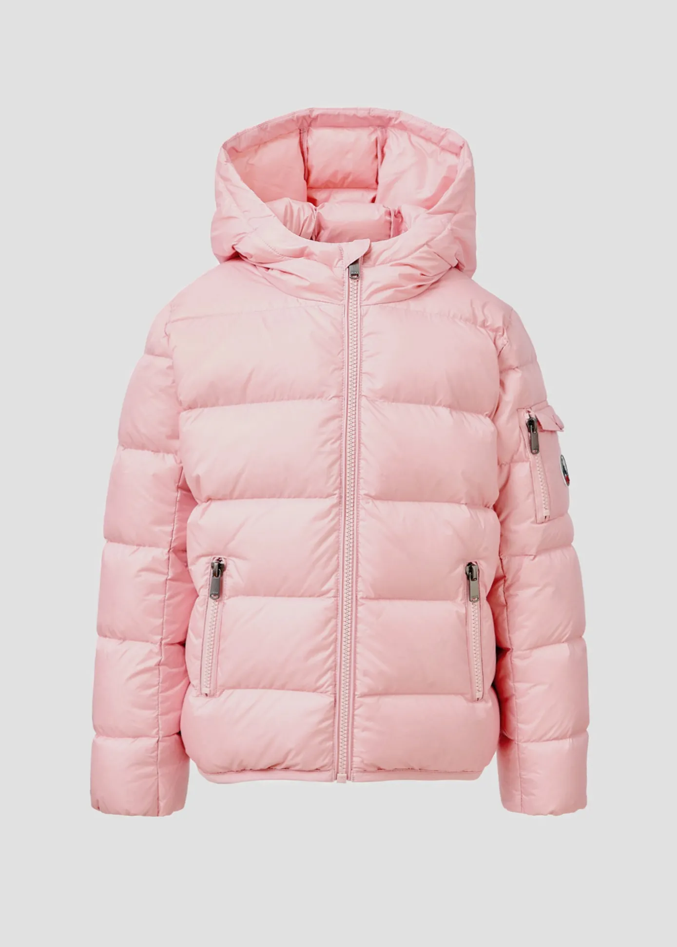 Doudoune enfant à capuche Grand Froid Pétale doux Kazan