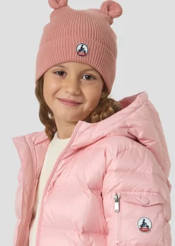 Doudoune enfant à capuche Grand Froid Pétale doux Kazan