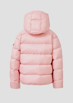 Doudoune enfant à capuche Grand Froid Pétale doux Kazan