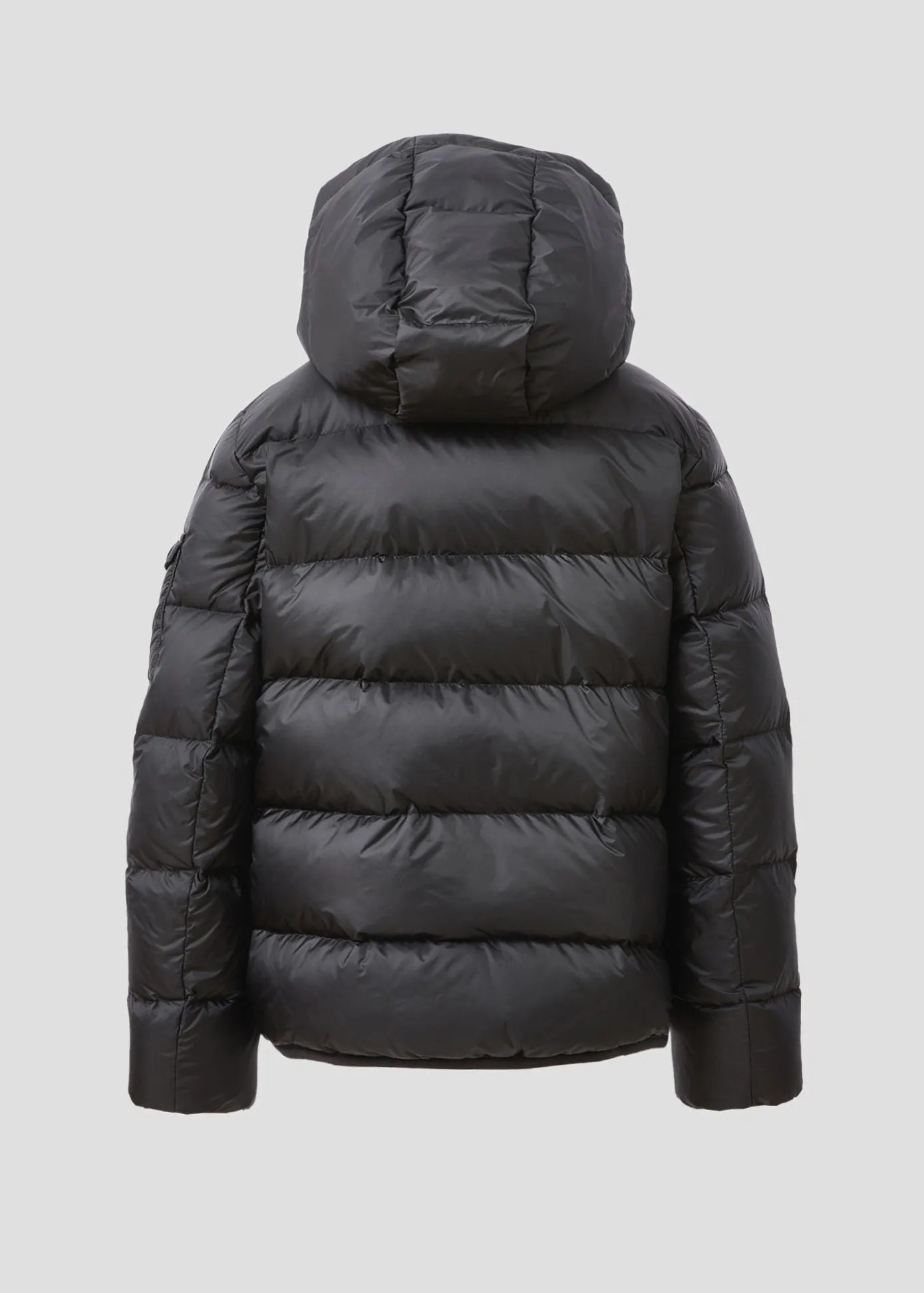 Doudoune enfant à capuche Grand Froid Noir Kazan