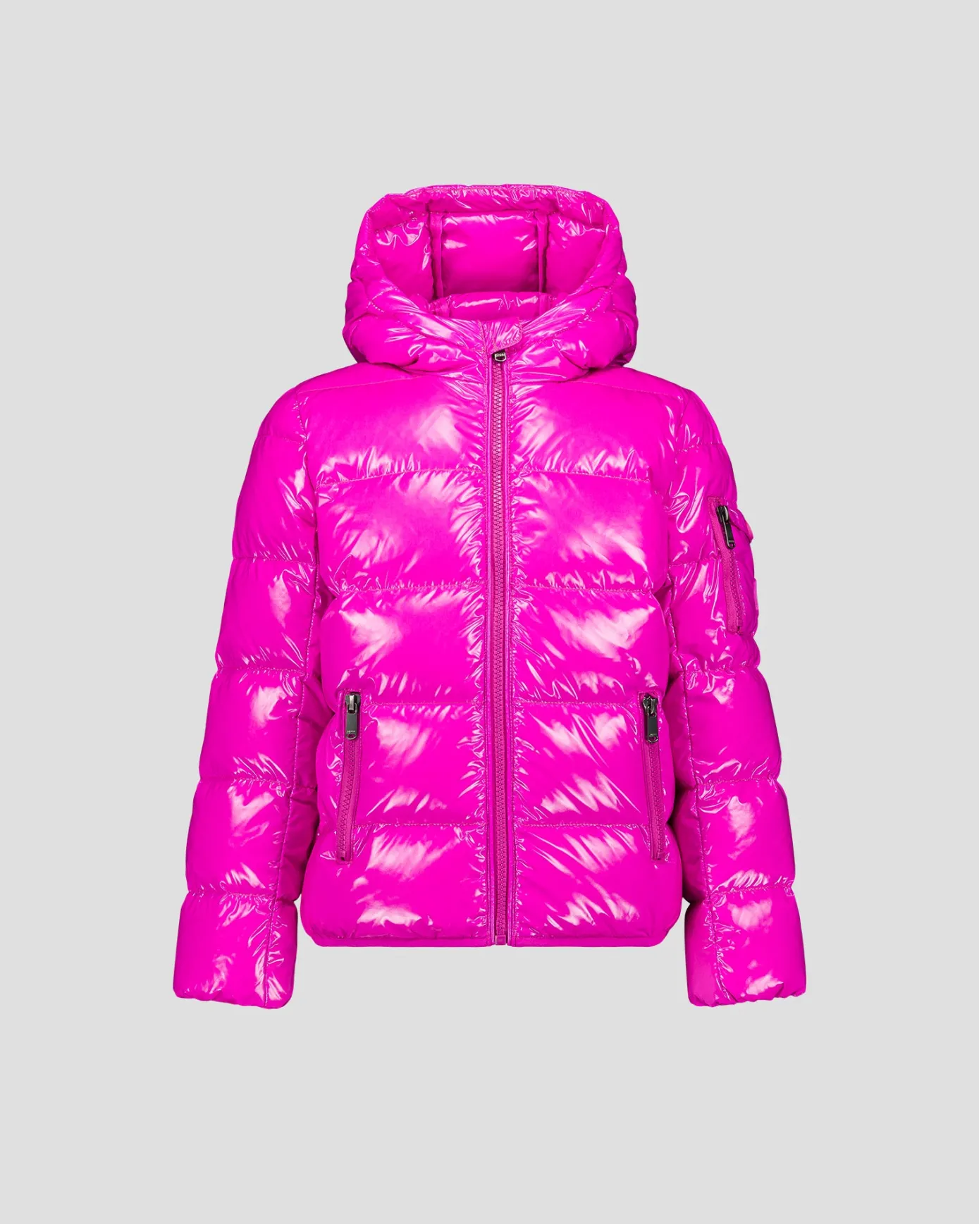 Doudoune enfant Grand Froid laquée Rose électrique Kazan