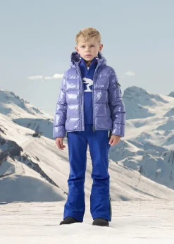 Doudoune enfant Grand Froid laquée Raisin ombre Kazan