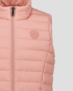 Doudoune enfant sans manches stretch Sable rose Soan
