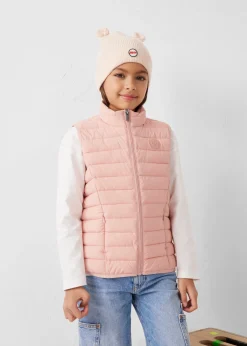 Doudoune enfant sans manches stretch Sable rose Soan