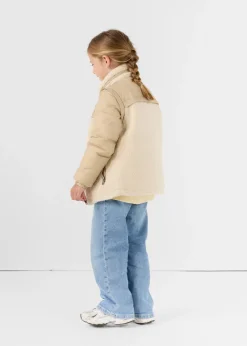 Doudoune enfant sherpa Naturel Erwan