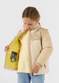 Doudoune enfant sherpa Naturel Erwan