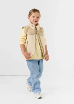 Doudoune enfant sherpa Naturel Erwan