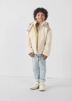 Doudoune enfant sherpa Naturel Gwen
