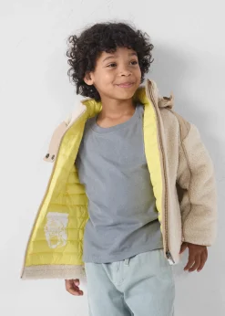 Doudoune enfant sherpa Naturel Gwen