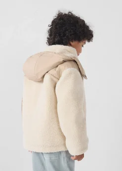 Doudoune enfant sherpa Naturel Gwen