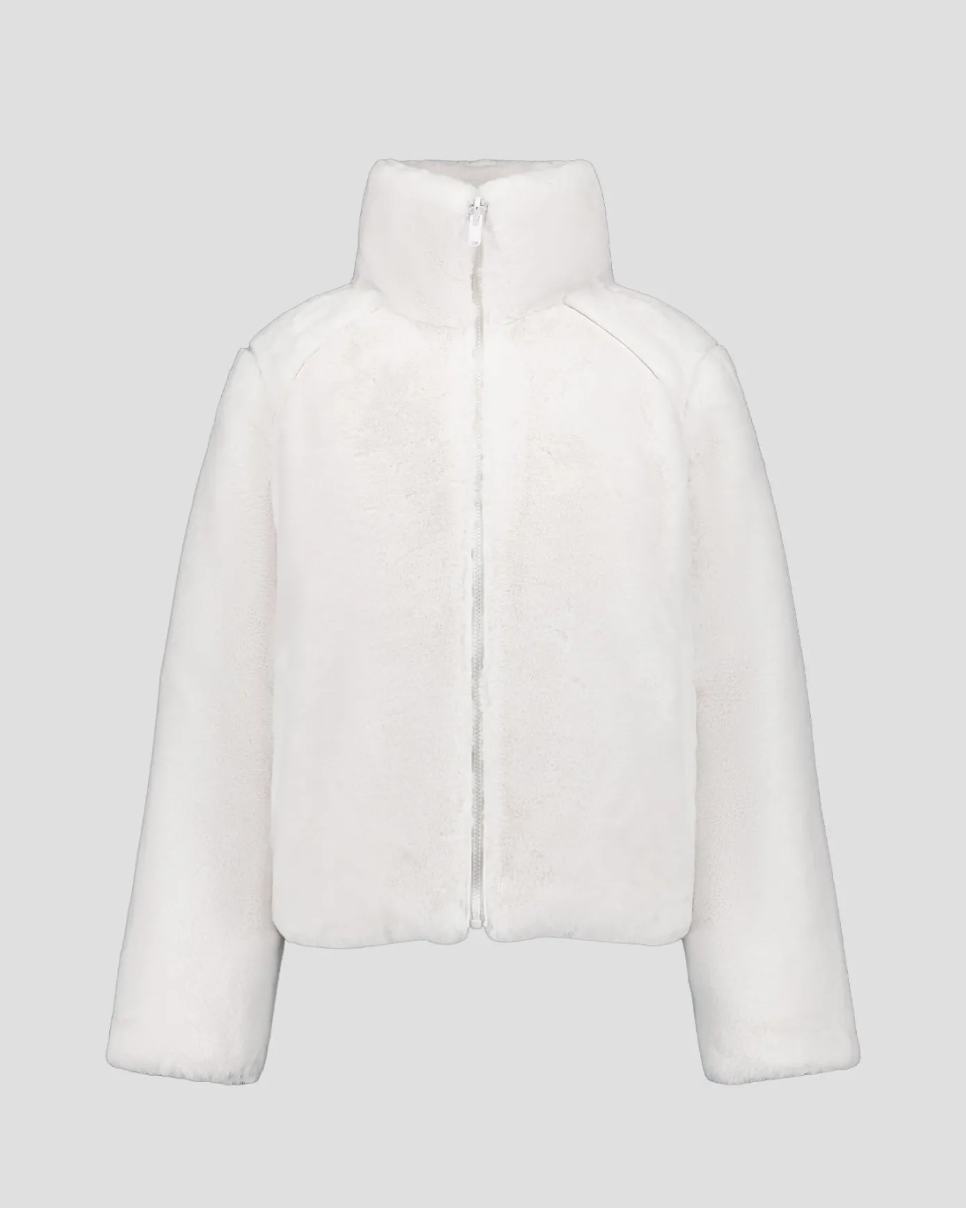 Doudoune fausse fourrure Blanc Olga