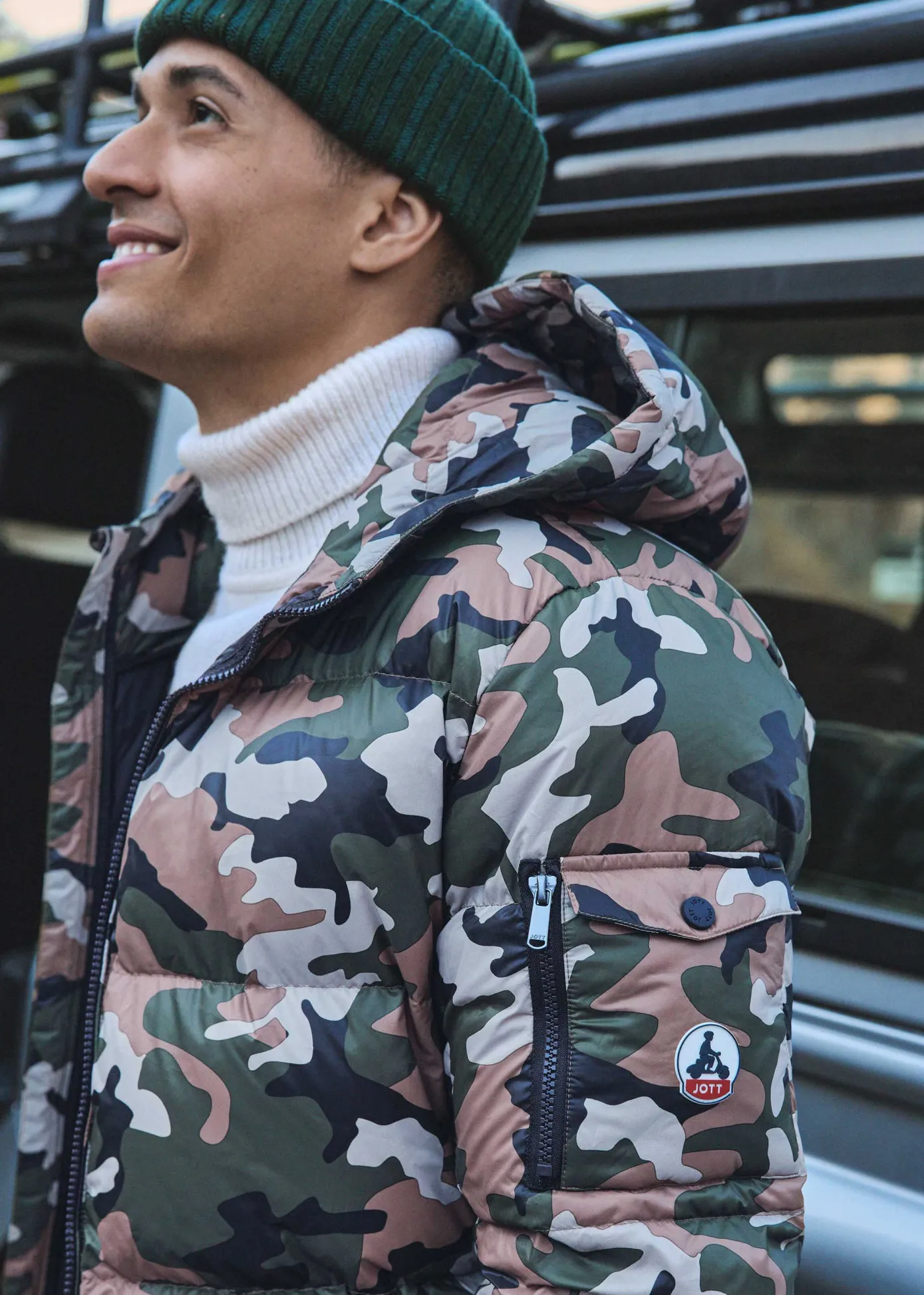 Doudoune Grand Froid Camo sucre roux Java print