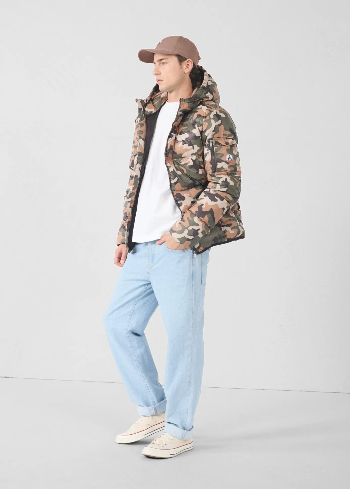 Doudoune Grand Froid Camo sucre roux Java print
