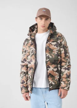 Doudoune Grand Froid Camo sucre roux Java print