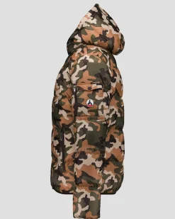 Doudoune Grand Froid Camo sucre roux Java print