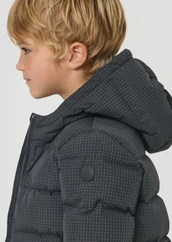 Doudoune Grand Froid enfant Grille noire Sochi