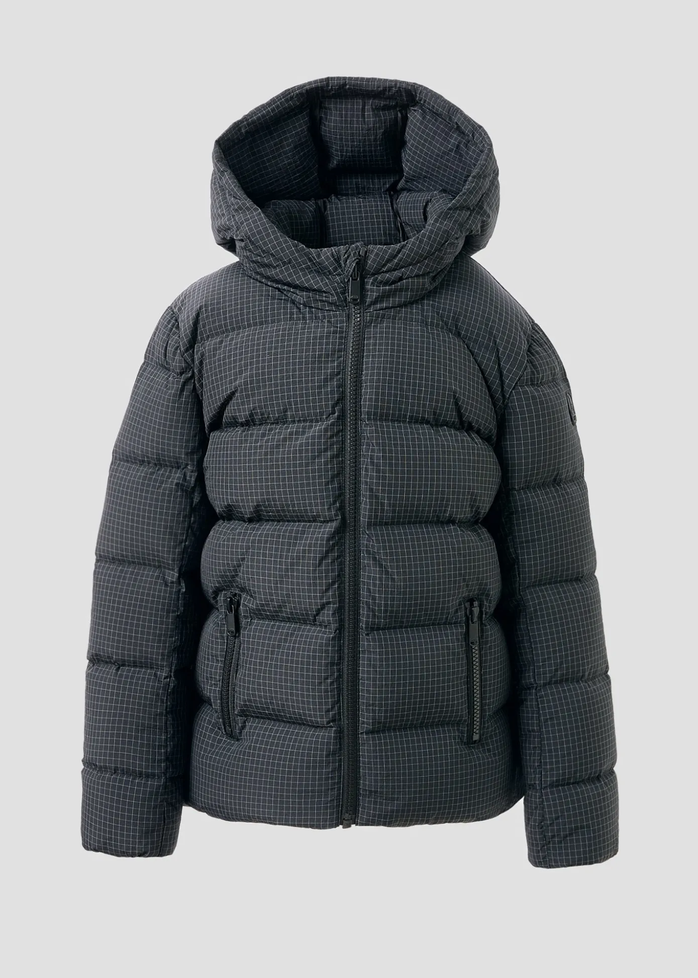 Doudoune Grand Froid enfant Grille noire Sochi