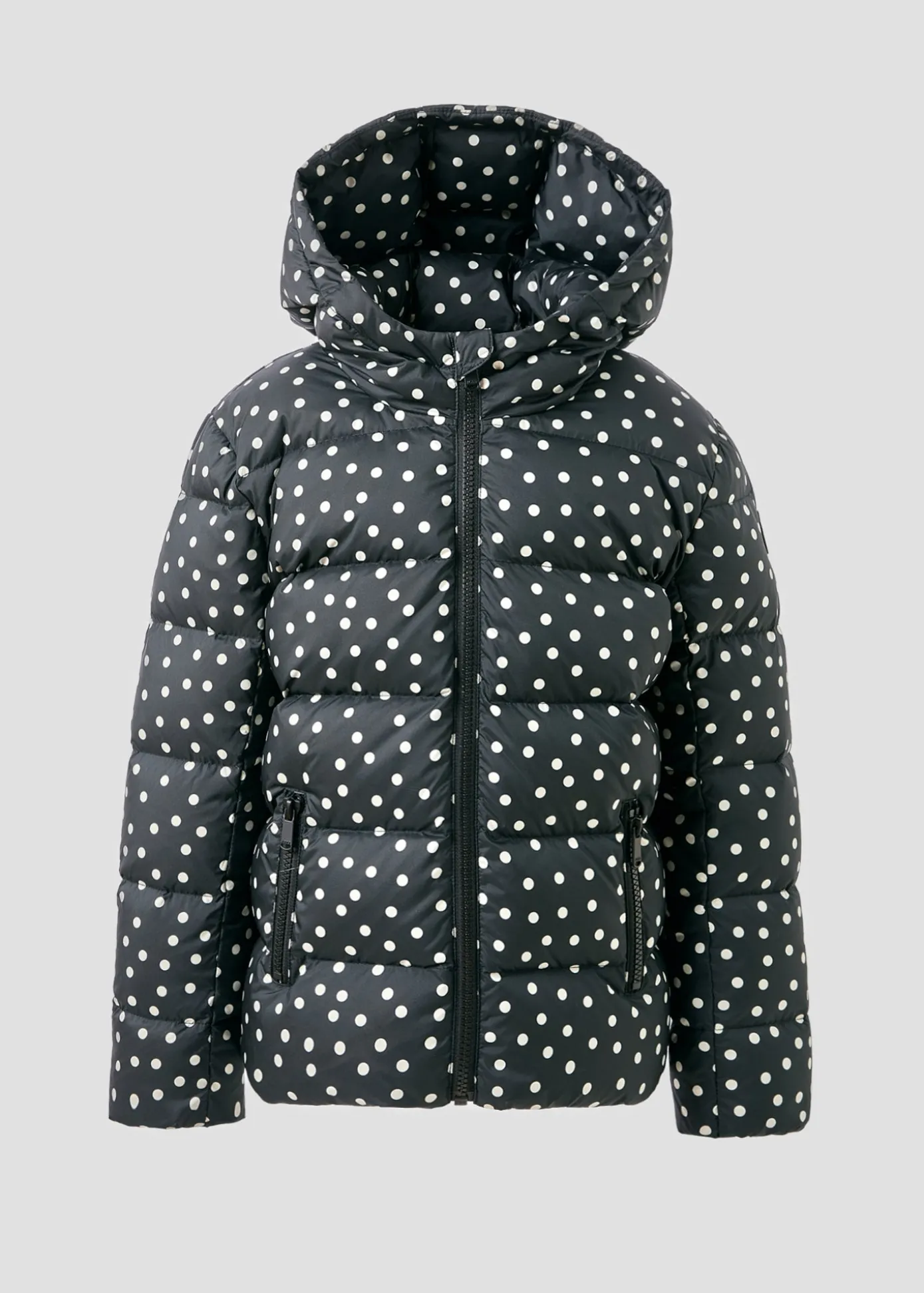 Doudoune Grand Froid enfant Pois noirs Sochi print