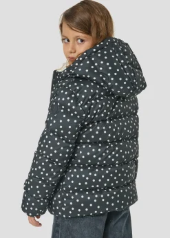 Doudoune Grand Froid enfant Pois noirs Sochi print