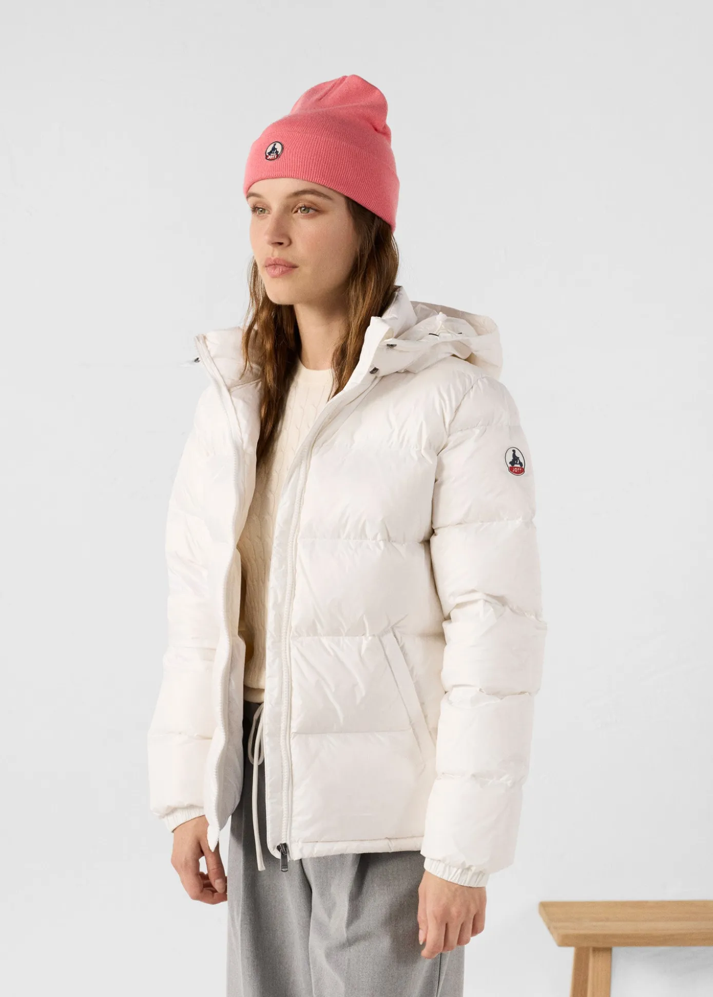 Doudoune Grand Froid esprit puffer Blanc Prague