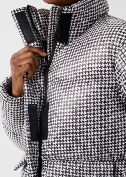 Doudoune Grand Froid esprit puffer Noir/Banc Alicia Multico